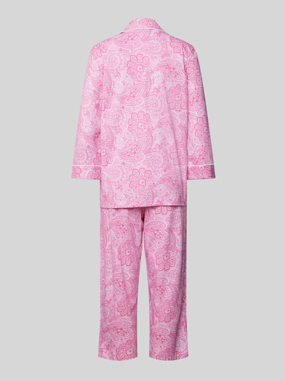 Lauren Ralph Lauren Pyjama mit Streifenmuster Pink 3