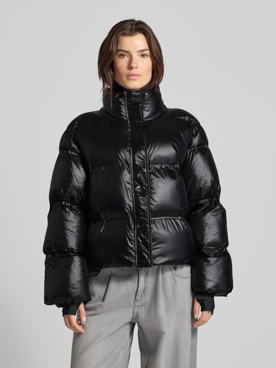 Neo Noir Steppjacke mit Stehkragen Modell 'Rhea' Black 4