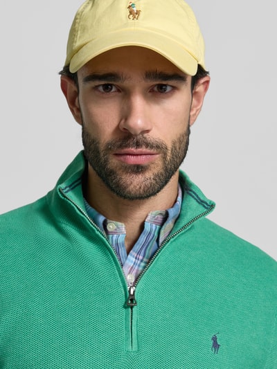 Polo Ralph Lauren Regular Fit Troyer aus reiner Baumwolle Grass 3