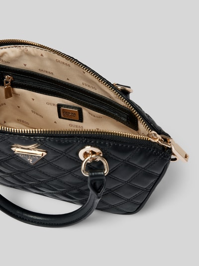 Guess Handtasche mit Steppnähten Modell 'GIULLY' Black 5