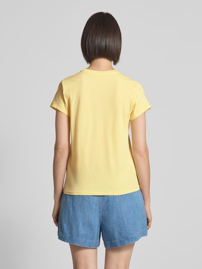 Polo Ralph Lauren T-Shirt mit Label-Stitching GELB 5