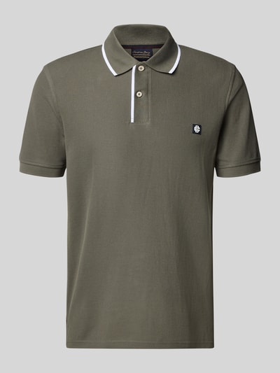 Christian Berg Men Regular Fit Poloshirt aus reiner Baumwolle Metallic Gruen 2