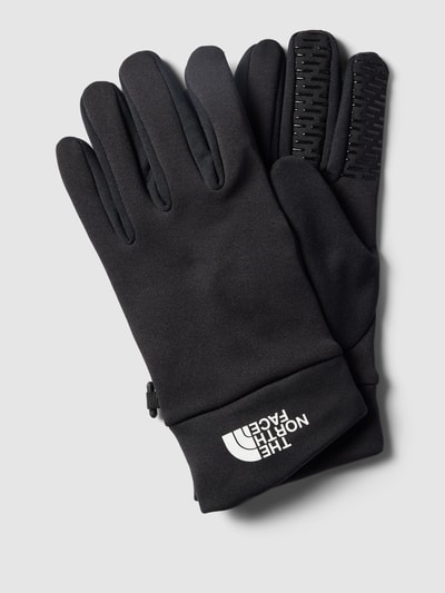 The North Face Handschuhe mit Label-Print Black 1