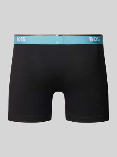 BOSS Regular Fit Trunks aus Baumwoll-Mix im 3er-Pack Blau 3
