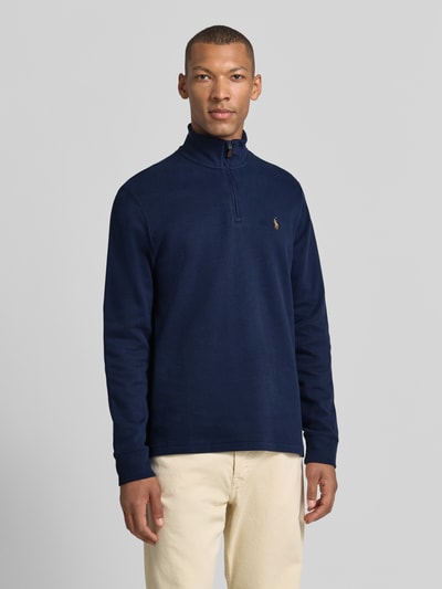 Polo Ralph Lauren relaxed fit schipperstrui van puur katoen Marineblauw - 4
