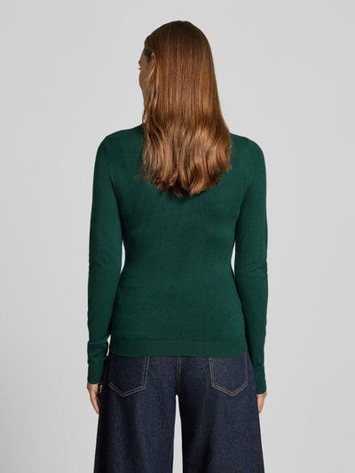 Vero Moda Slim coltrui van viscosemix, model 'GLORY' Flessengroen - 5