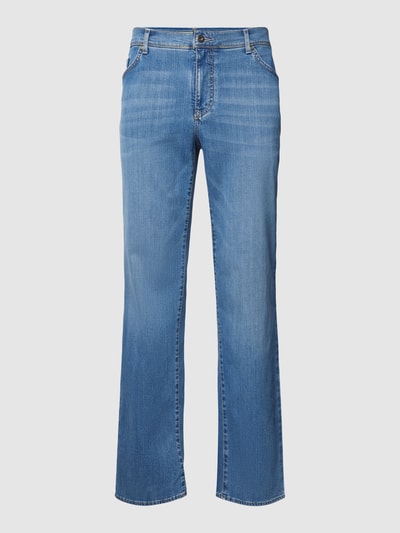 Brax Straight Fit Jeans mit Stretch-Anteil Modell 'Cadiz' Jeansblau 2