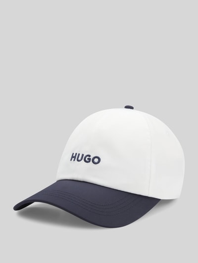 HUGO Basecap mit Logo-Stitching Weiss 3
