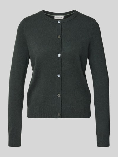 Christian Berg Woman Kurtka z dzianiny z kaszmiru z okrągłym dekoltem Ciemnozielony 2