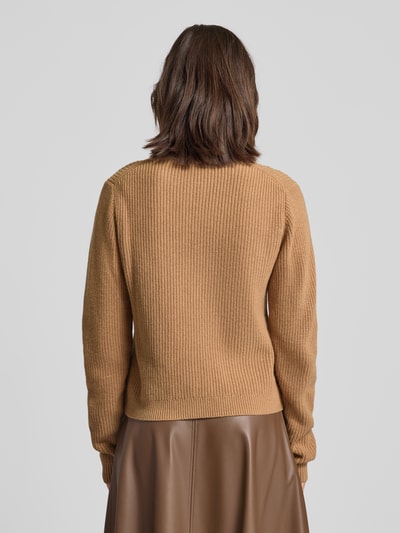 JOOP! Strickjacke mit Woll-Kaschmir-Anteil Modell 'Kimberly' Camel 5