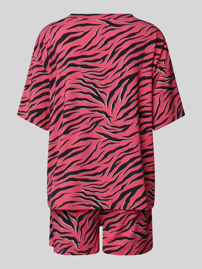 HUGO Pyjama mit Label-Patches Modell 'STARMY' Pink 3