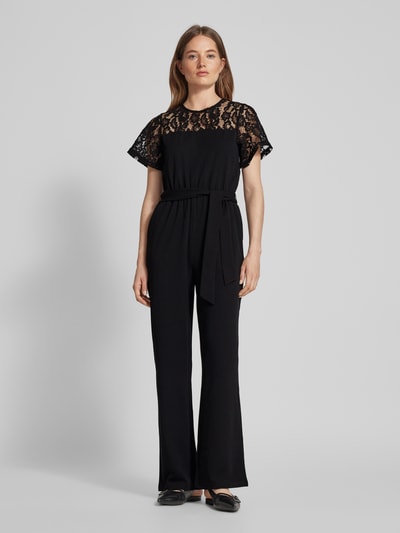 Vero Moda Jumpsuit mit Ausbrenner-Effekt Modell 'MAGDA' Black 4