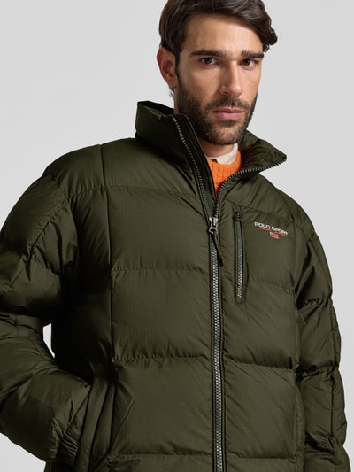 Polo Ralph Lauren Steppjacke mit Label-Stitching Oliv 3