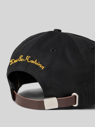 DEUS EX MACHINA Pet met stitching, model 'BASTO' Zwart - 3