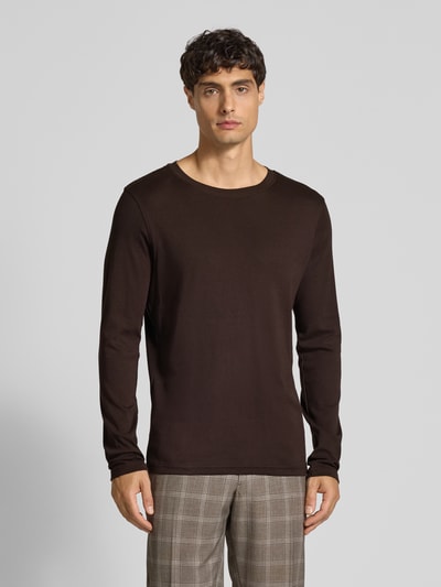 MCNEAL Longshirt mit Rundhalsausschnitt Schoko 4