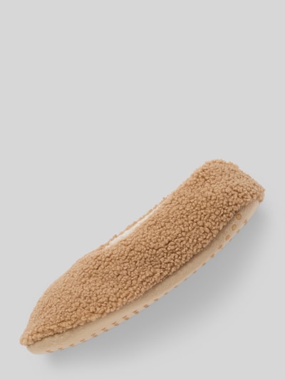 Jake*s Casual Hausschuhe aus Teddyfell mit rutschhemmender Sohle Beige 1