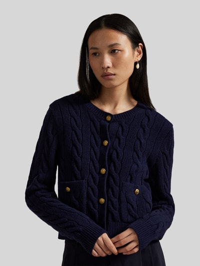 Polo Ralph Lauren Strickjacke mit Zierknöpfen Dunkelblau 6
