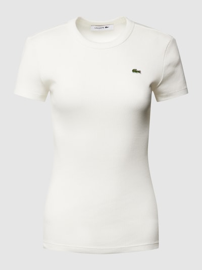 Lacoste Sport T-shirt met ribstructuur Offwhite - 2