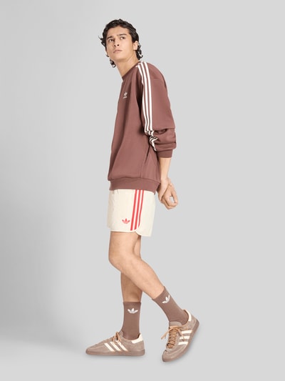 adidas Originals Regular Fit Trainingsshorts mit Logo Stitching Beige 1
