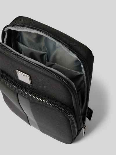 SAMSONITE Umhängetasche mit Label-Applikation Modell 'Sackaquare' Black 5