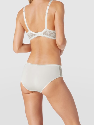 Mey Slip mit Stretch-Anteil und Spitzenbesatz Modell 'Luxurious' Ecru 4