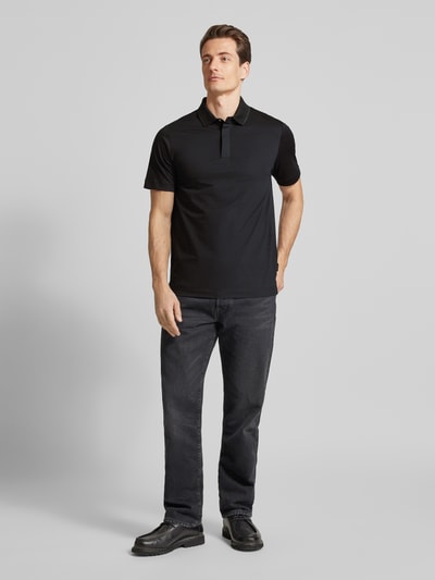 BOSS Poloshirt mit Label-Detail Black 1