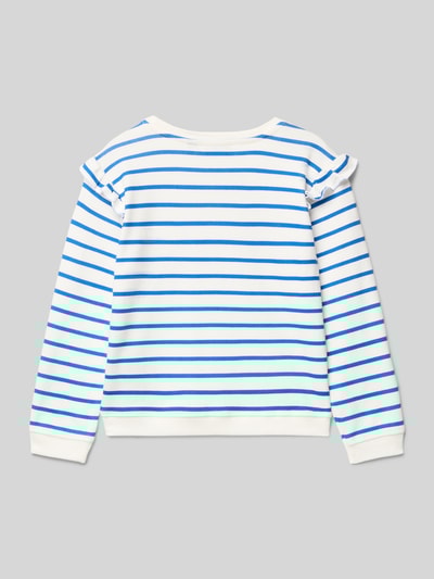 Blue Seven Sweatshirt mit gerippten Abschlüssen Offwhite 3