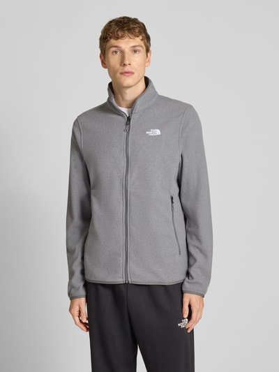 The North Face Sweatjacke mit Label-Stitching Hellgrau 4