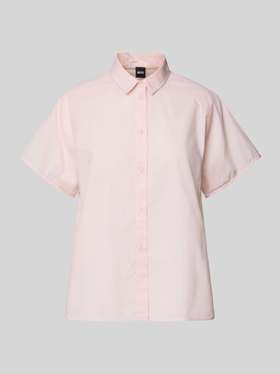 BOSS Regular fit blouse met kentkraag, model 'Bixina' Roze - 2