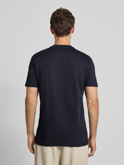 ARMANI EXCHANGE T-shirt z okrągłym dekoltem Granatowy 5