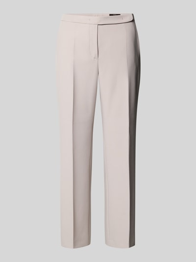 Windsor Spodnie do garnituru o kroju slim fit w kant Kamienny 2