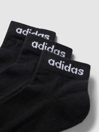 adidas Originals Sneakersokken met labelprint in een set van 3 paar Zwart - 2