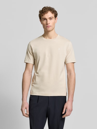 Marc O'Polo Regular Fit T-Shirt aus reiner Baumwolle  Beige 4