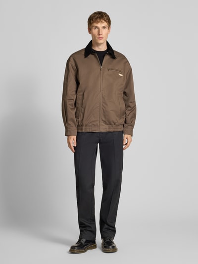 Calvin Klein Jeans Blouson mit Umlegekragen Schlamm 1