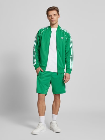 adidas Originals Szorty o kroju regular fit z kieszeniami zapinanymi na zamek błyskawiczny model ‘FBIRD’ Limonkowy 1