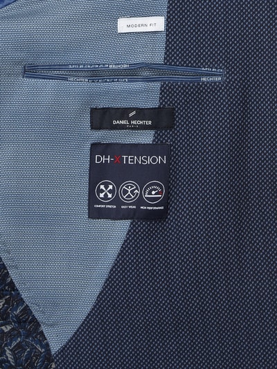 HECHTER PARIS Modern Fit 2-Knopf-Sakko aus Jersey  Blau 2