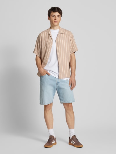Jack & Jones Vrijetijdsoverhemd met reverskraag, model 'EENZO' Beige - 1