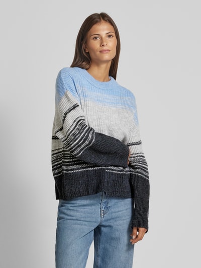 s.Oliver RED LABEL Relaxed fit pullover met strepen  Blauw - 4