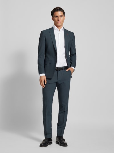 Jake*s Slim Fit Businesshemd in Premiumqualität mit extra langem Arm Weiss 1