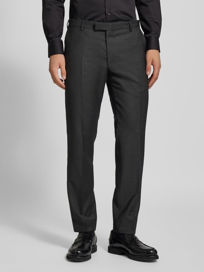 JOOP! Collection Slim fit pantalon met persplooien, model 'BLAYR' Olijfgroen - 4