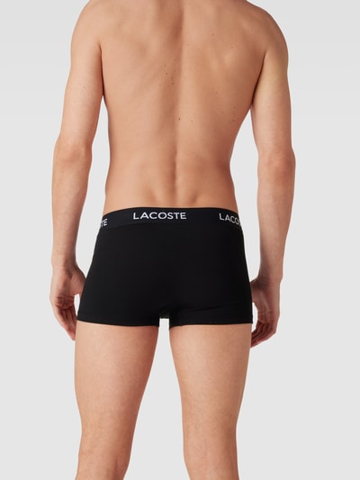 Lacoste Trunks mit elastischem Logo-Bund im 3er-Pack Rot 4