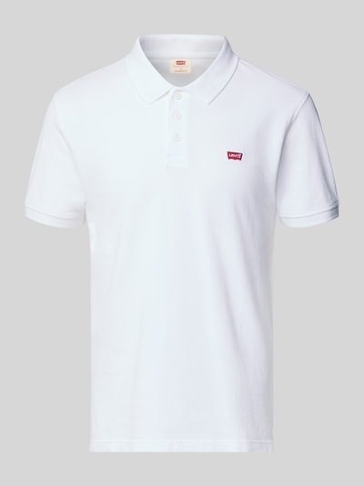 Levi's® Poloshirt mit Label-Detail Weiss 2