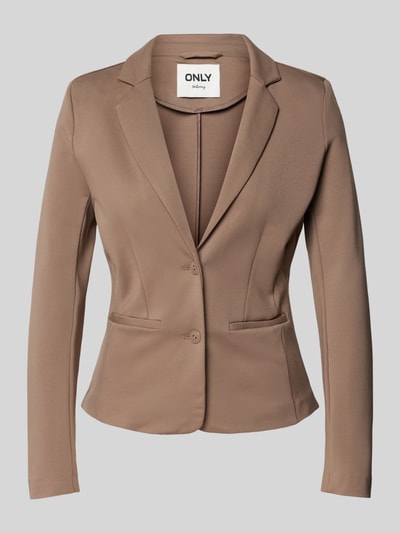 Only Getailleerde blazer met paspelzakken, model 'POPTRASH LIFE' Taupe - 2