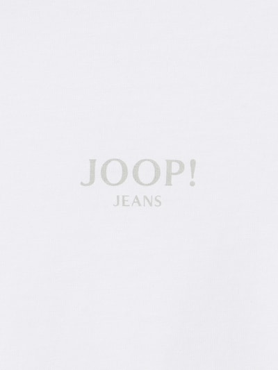 JOOP! Jeans T-shirt z bawełny model ‘Alphis’  Biały 4