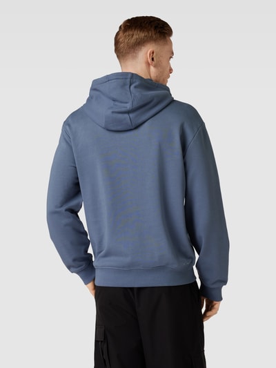 HUGO Sweatshirt met extra brede schouders, model 'Dapo' Lichtblauw - 5