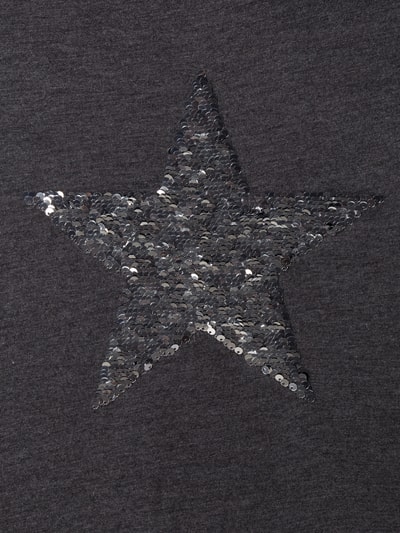 Montego T-Shirt mit Stern aus Wende-Pailletten (anthrazit melange ...
