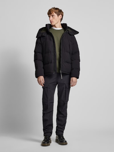 G-Star Raw Steppjacke mit Stehkragen Modell 'Whistler' Black 1