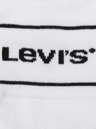 Levi's® Füßlinge mit Label-Print im 2er-Pack Weiss 3