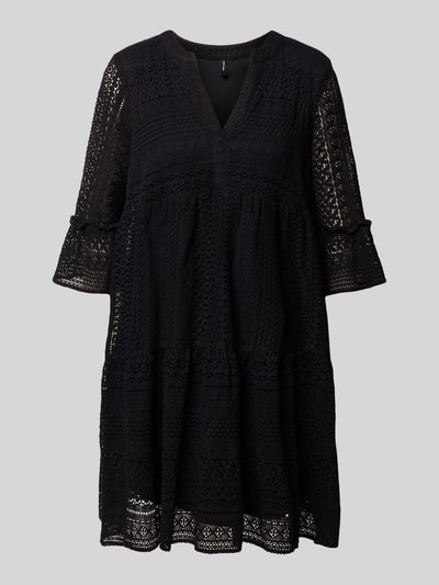 Vero Moda Regular Fit Spitzenkleid aus Baumwoll-Mix Modell 'HONEY' Black 2