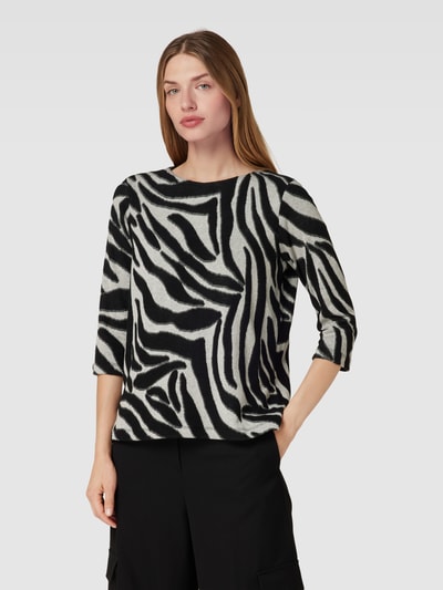 Christian Berg Woman Shirt met lange mouwen met boothals Zwart - 4